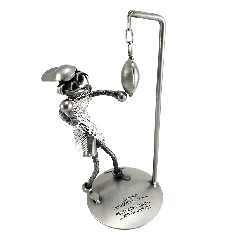 SCULTURA PUGILE BOXER - immagine 5