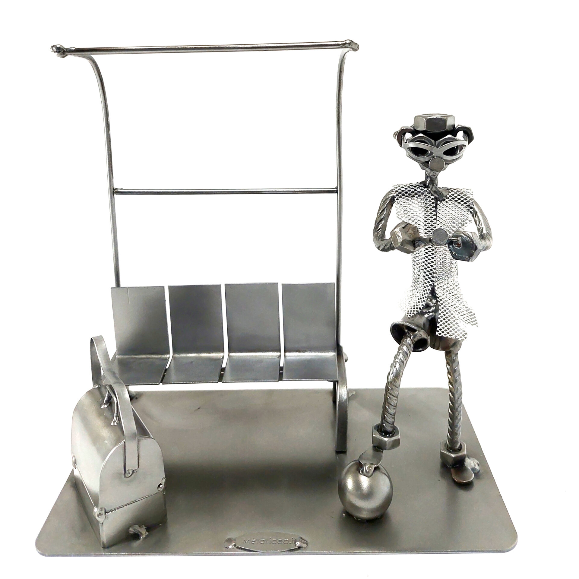 SCULTURA ALLENATORE DI CALCIO - immagine 2