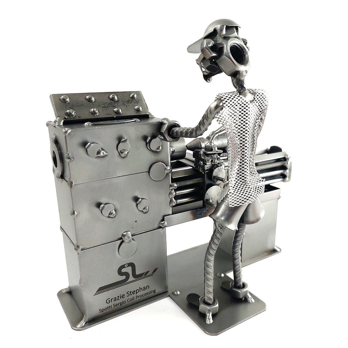 SCULTURA TORNITORE METALMECCANICO - immagine 7