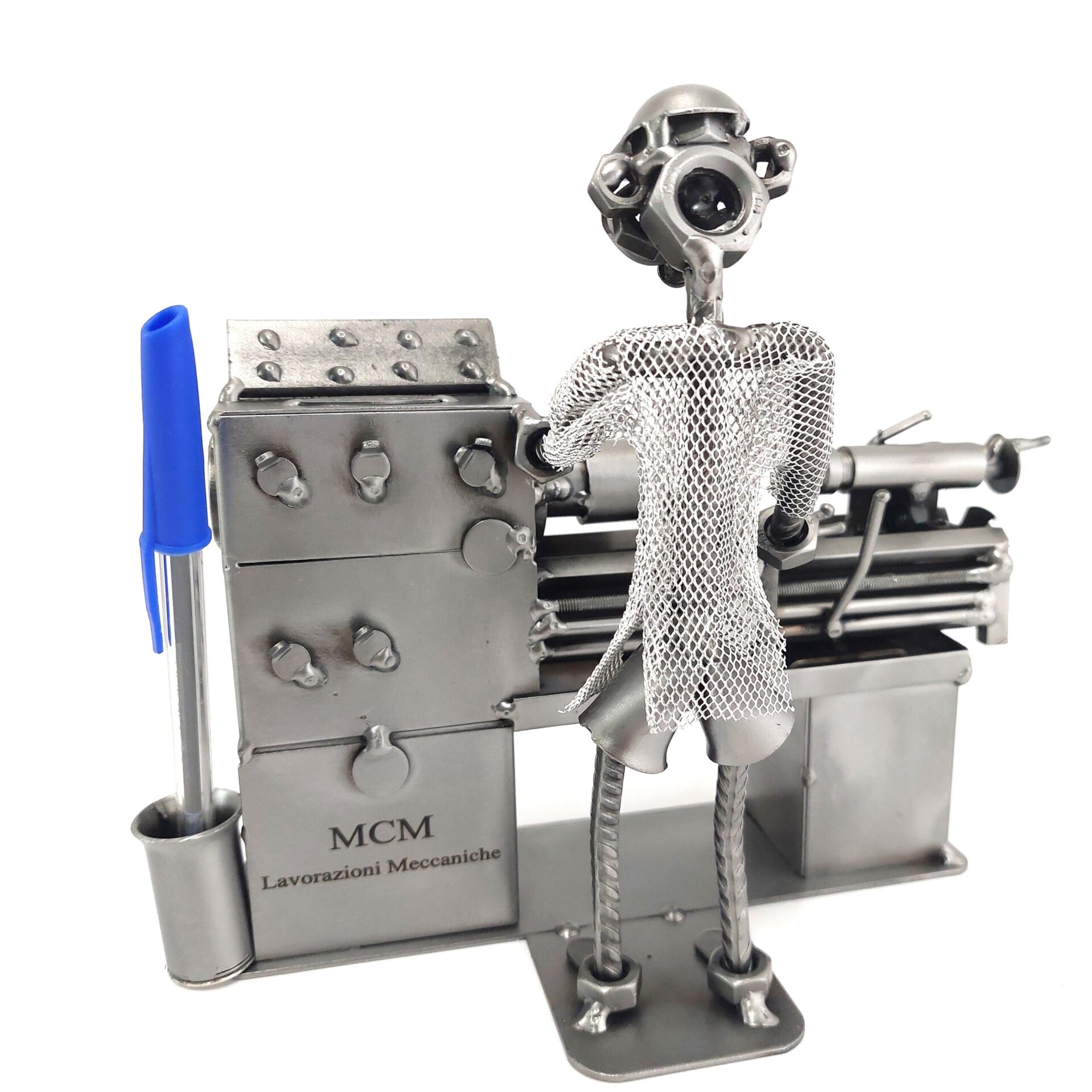 SCULTURA TORNITORE METALMECCANICO - immagine 8