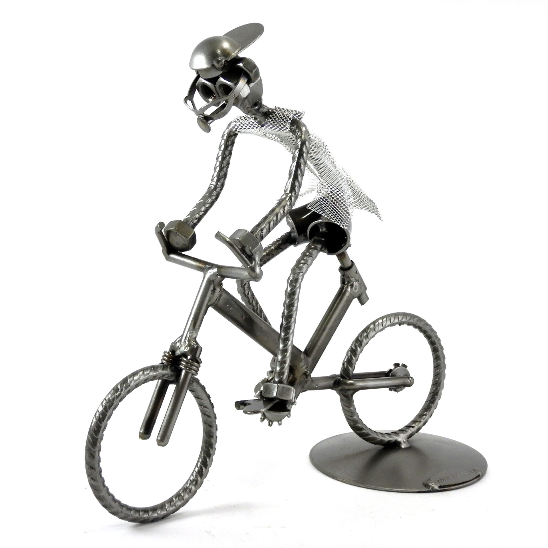 SCULTURA CICLISTA MOUNTAIN BIKE - immagine 2
