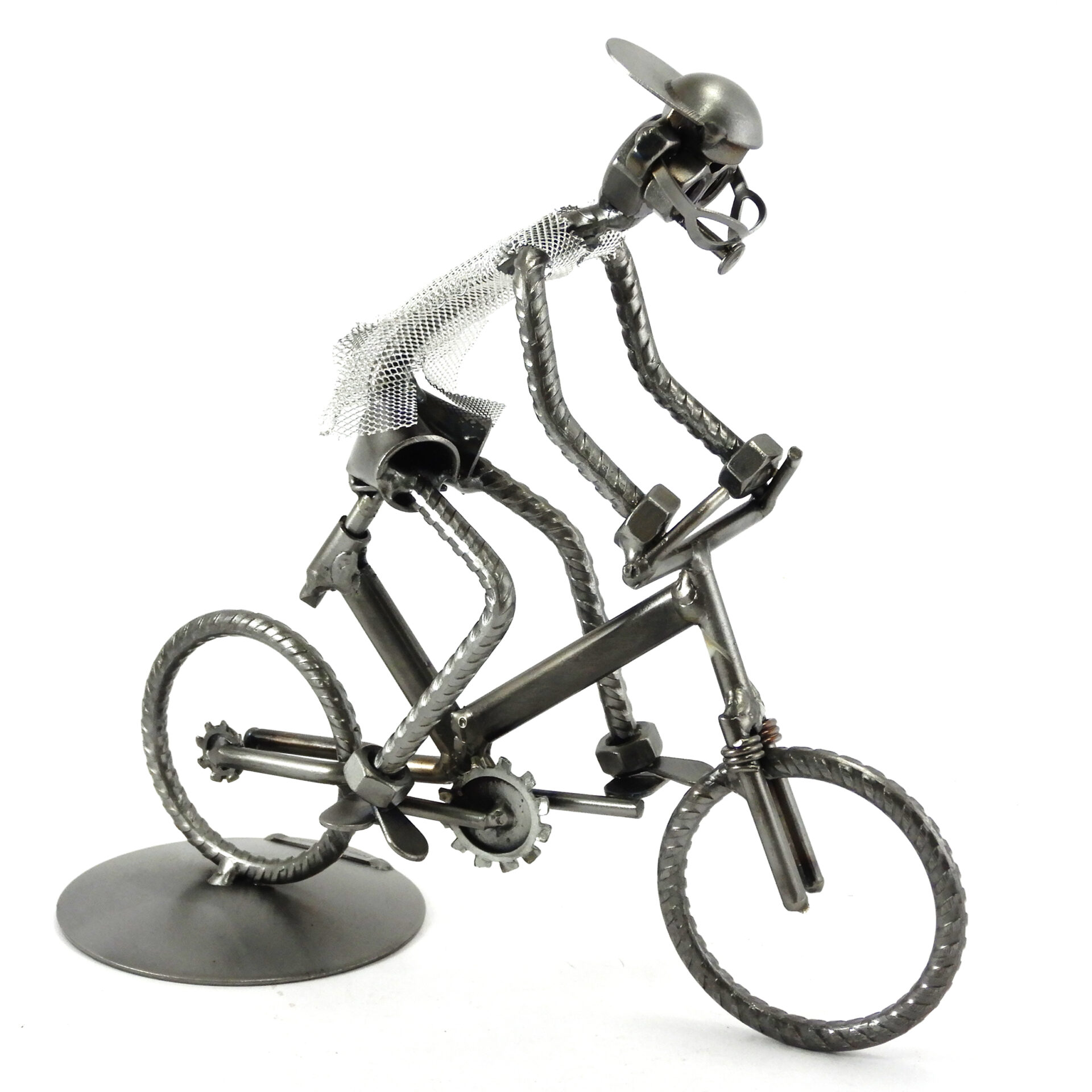 SCULTURA CICLISTA MOUNTAIN BIKE - immagine 3