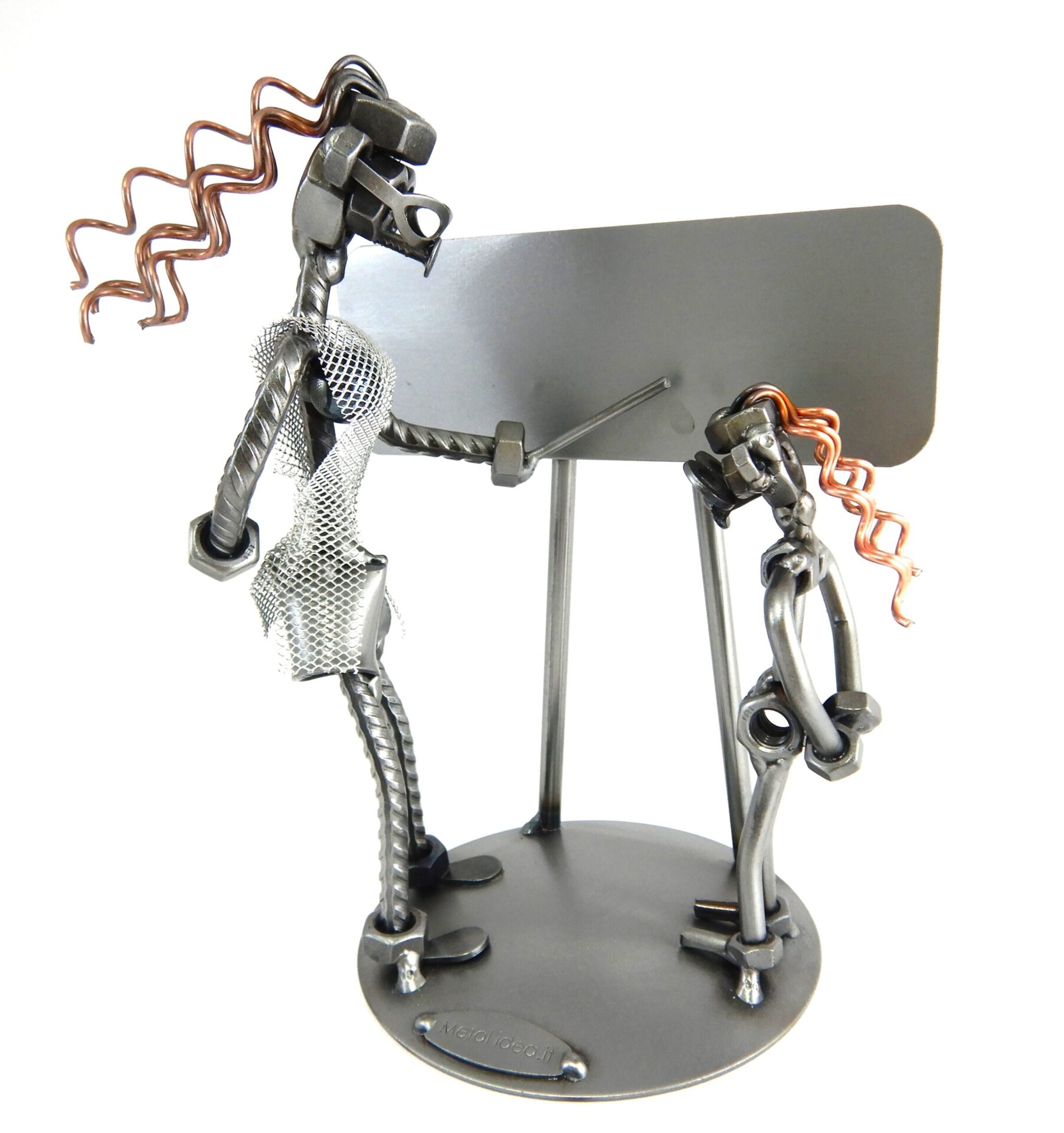 SCULTURA INSEGNANTE CON ALUNNA - immagine 2