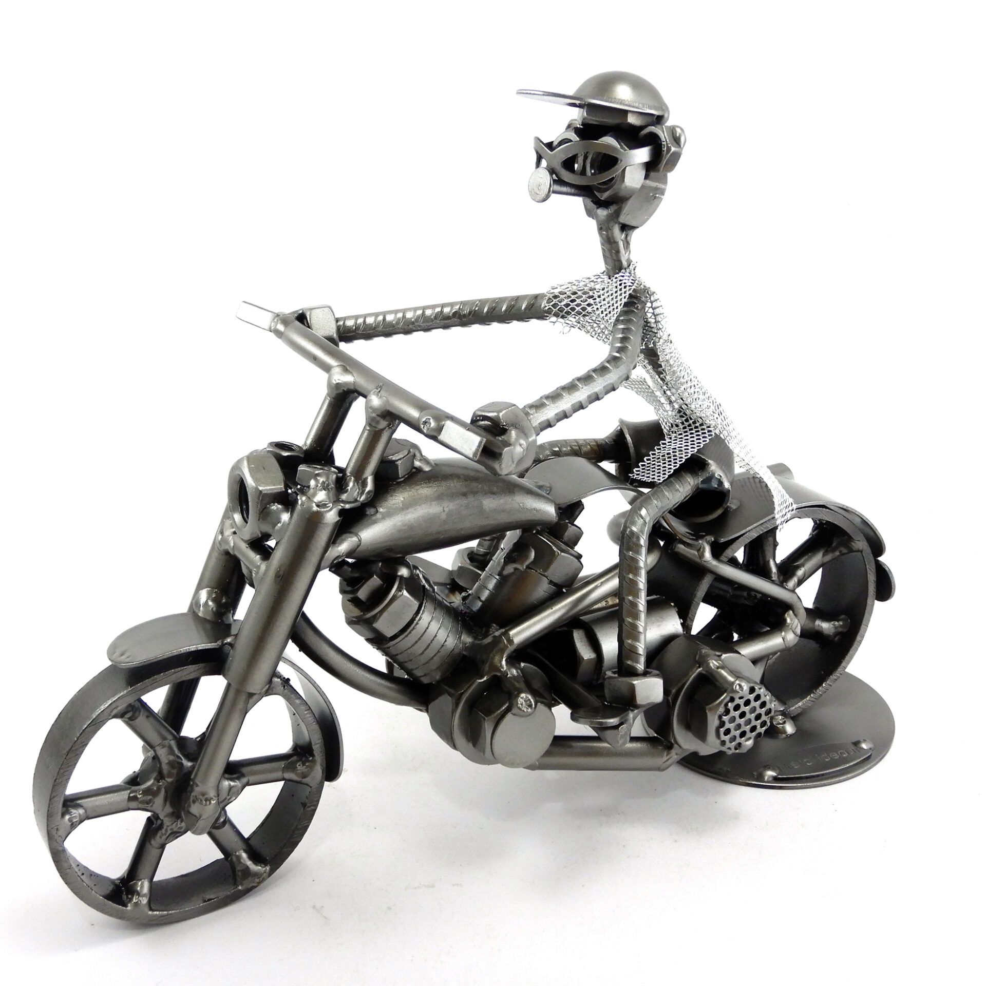 SCULTURA MOTOCICLISTA SU HARLEY EXCLUSIVE - immagine 2