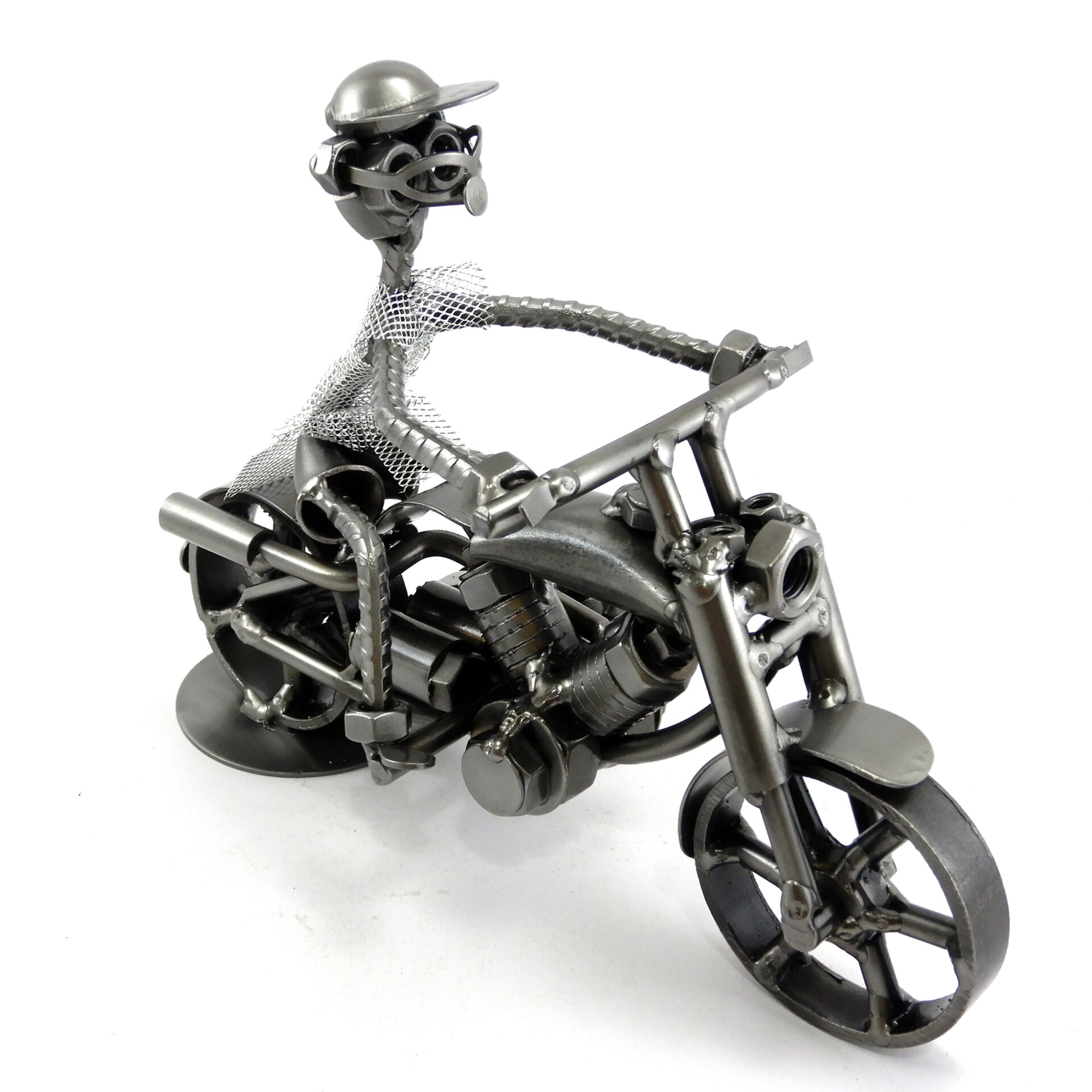 SCULTURA MOTOCICLISTA SU HARLEY EXCLUSIVE - immagine 3