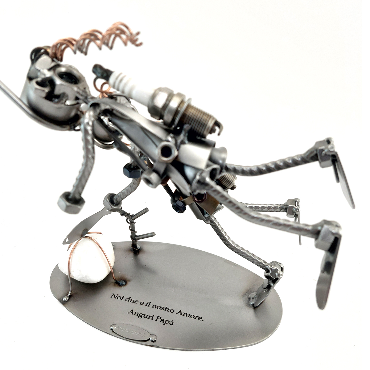 SCULTURA COPPIA DI SUB - immagine 7