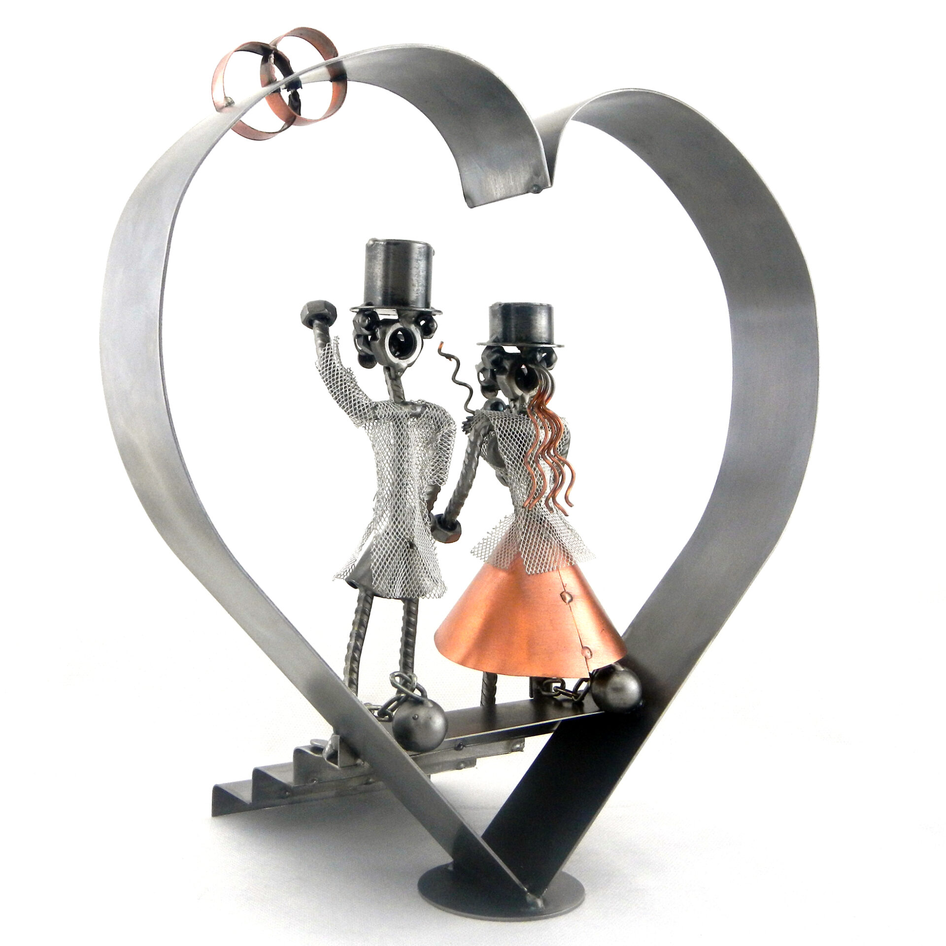 SCULTURA SPOSI con CUORE - immagine 11