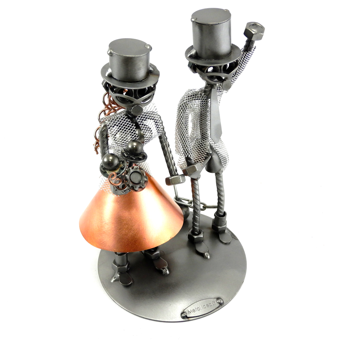SCULTURA SPOSI con palla al piede - immagine 4