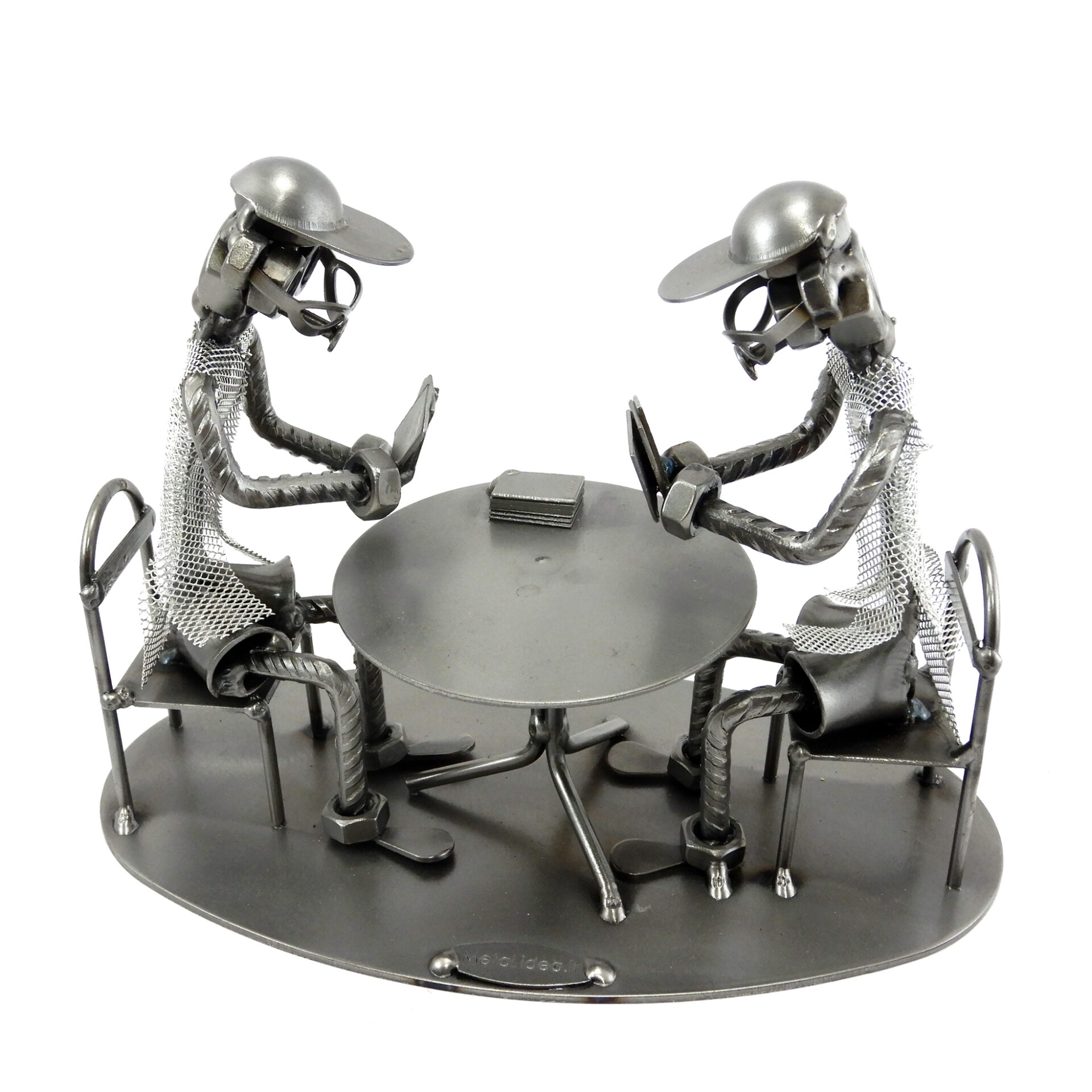 SCULTURA GIOCATORI DI CARTE - immagine 4