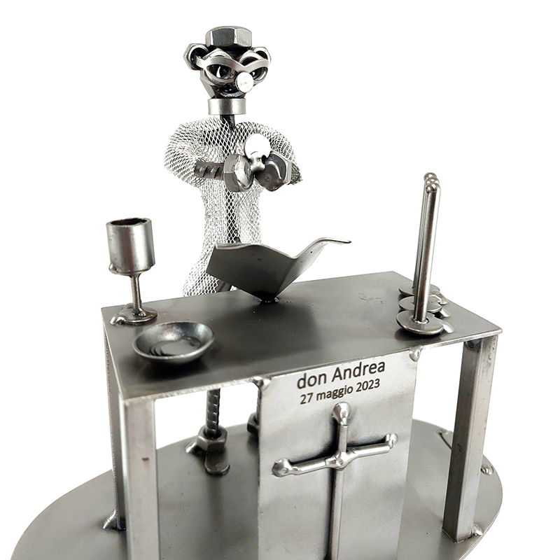 SCULTURA SACERDOTE - immagine 8