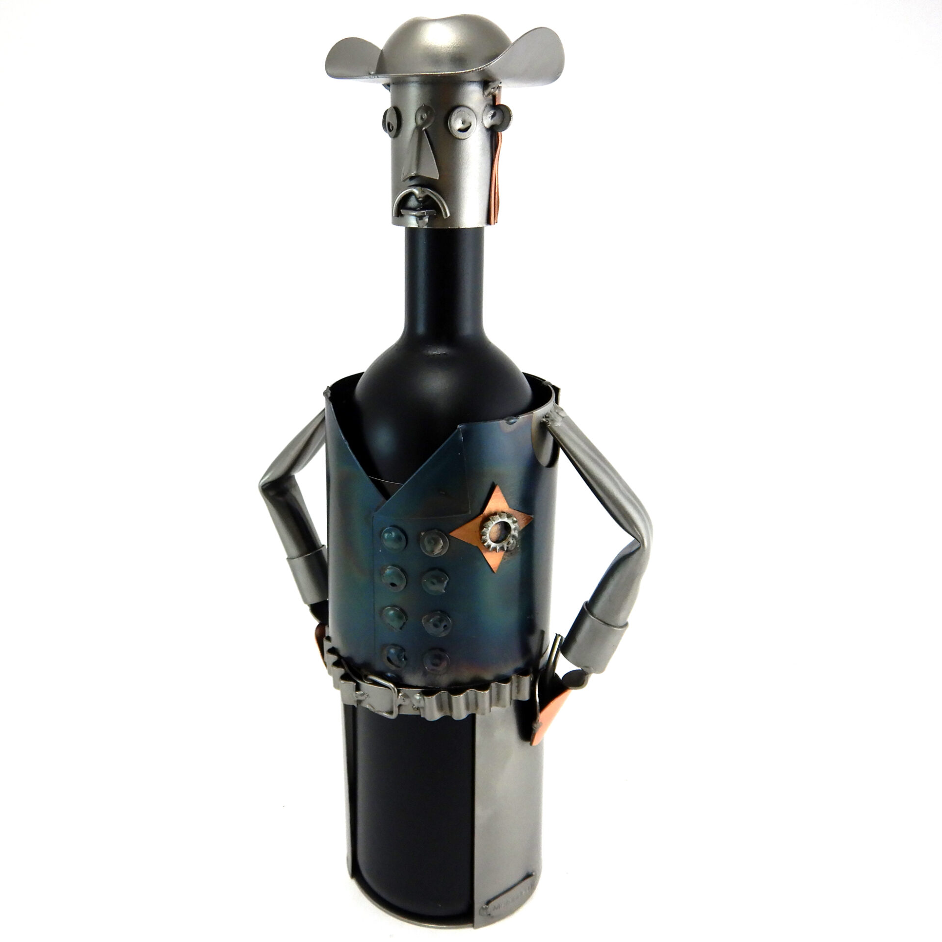 SCULTURA PORTA BOTTIGLIA SCERIFFO - immagine 2