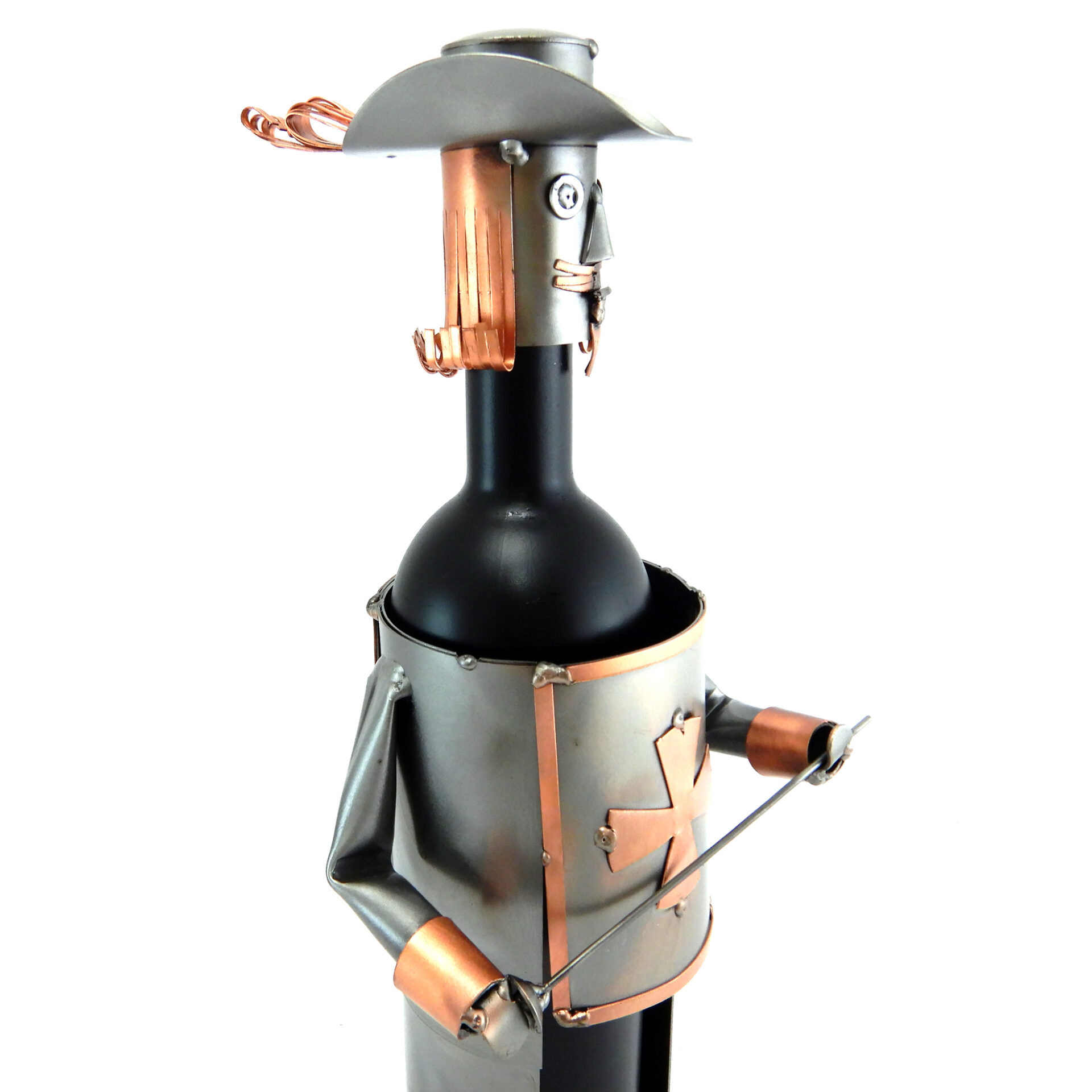 SCULTURA PORTA BOTTIGLIA MOSCHETTIERE - immagine 3
