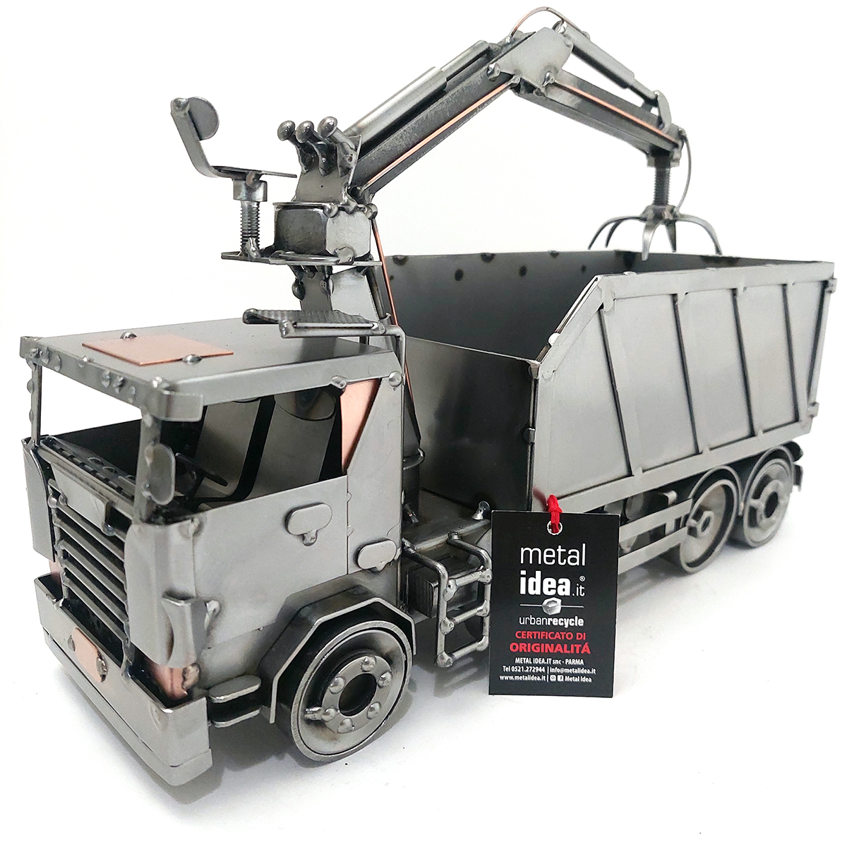 SCULTURA CAMION CON RAGNO - immagine 2