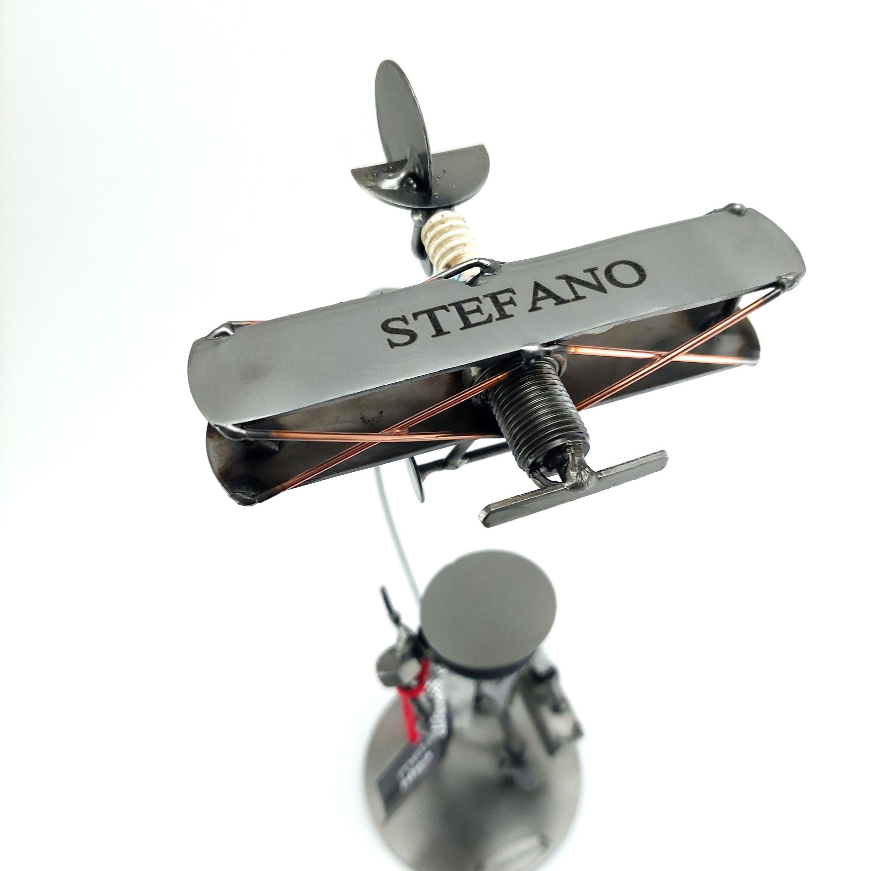 SCULTURA PILOTA + AEROPLANO - immagine 7
