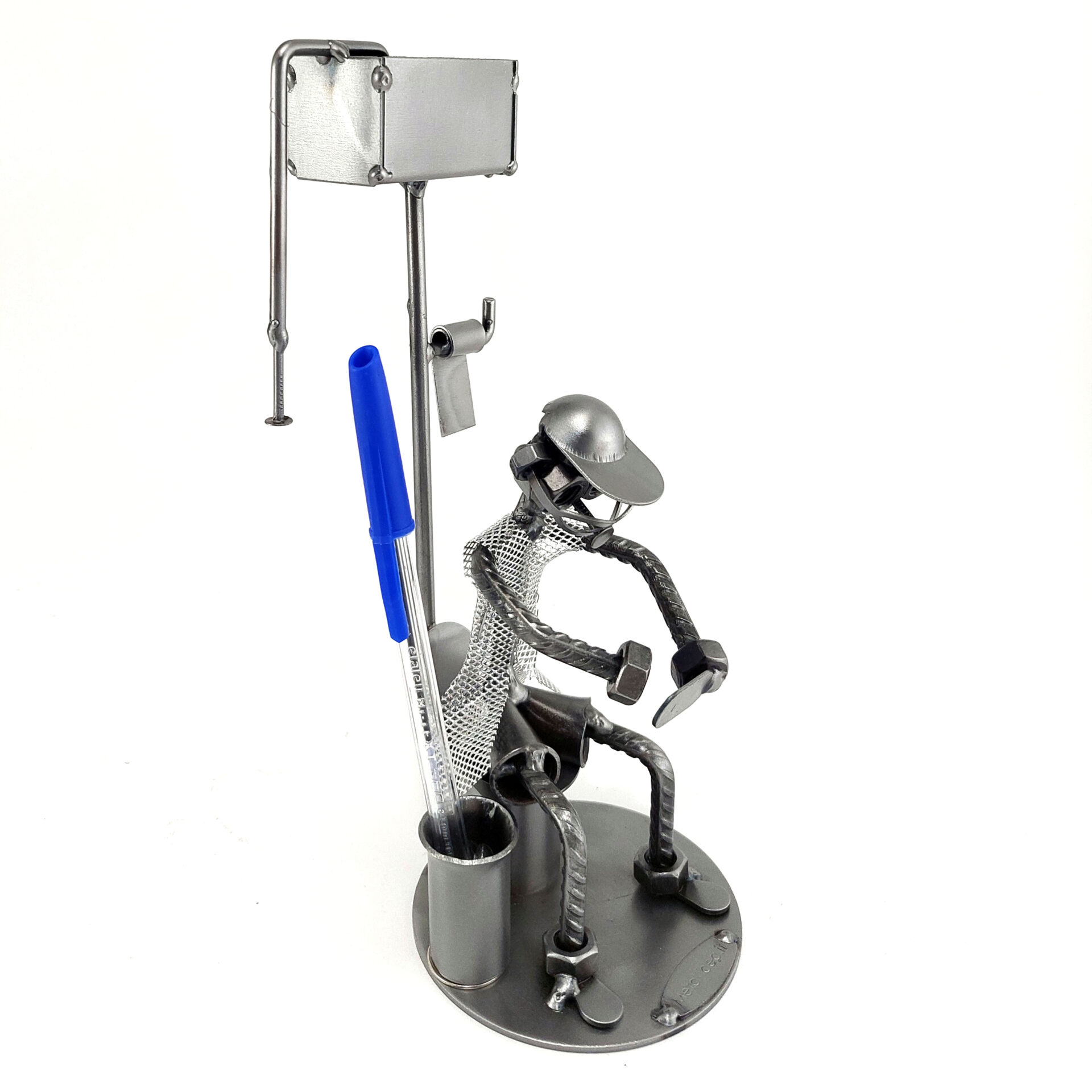 SCULTURA SEDUTO AL WC - immagine 6