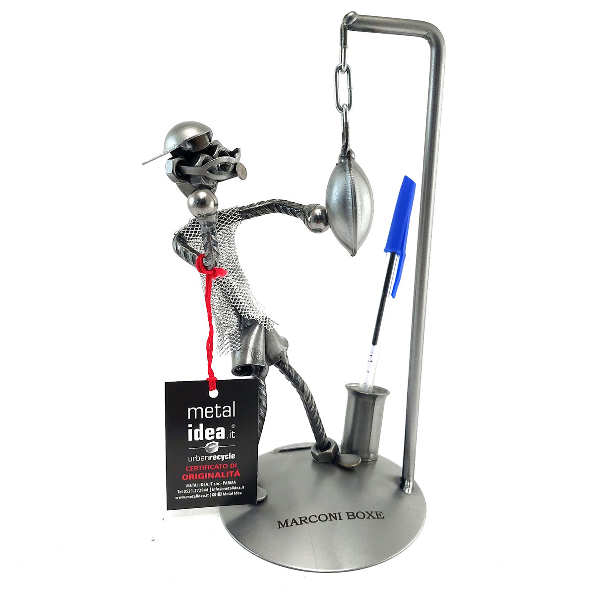 pugile con personalizzazioni metal idea.it