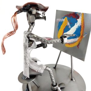 SCULTURA PITTRICE ARTISTA metal idea.it
