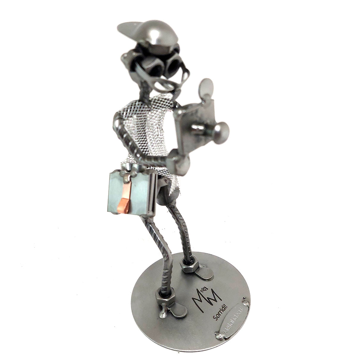 fotografo con personalizzazione metal idea.it