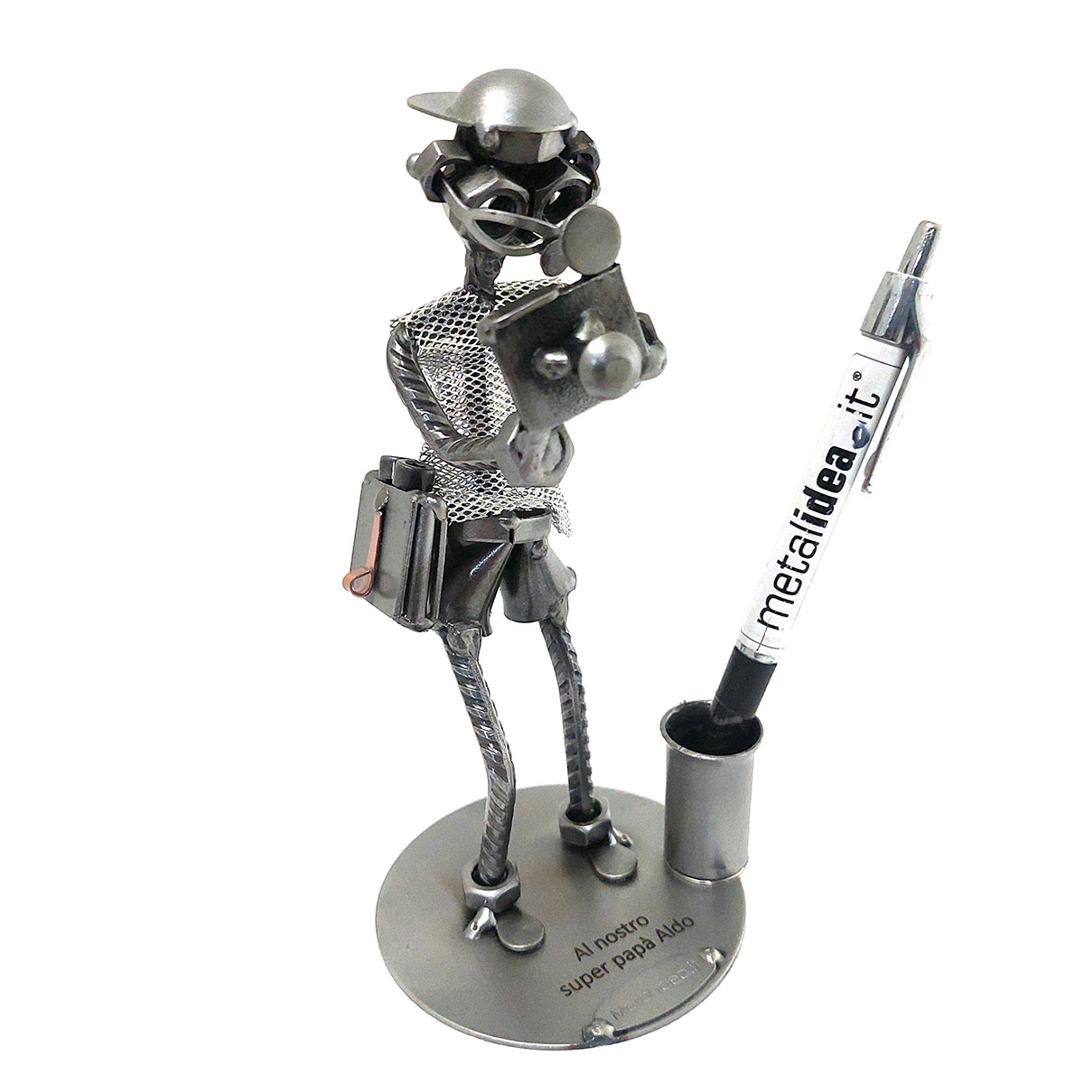 fotografo con personalizzazioni metal idea.it