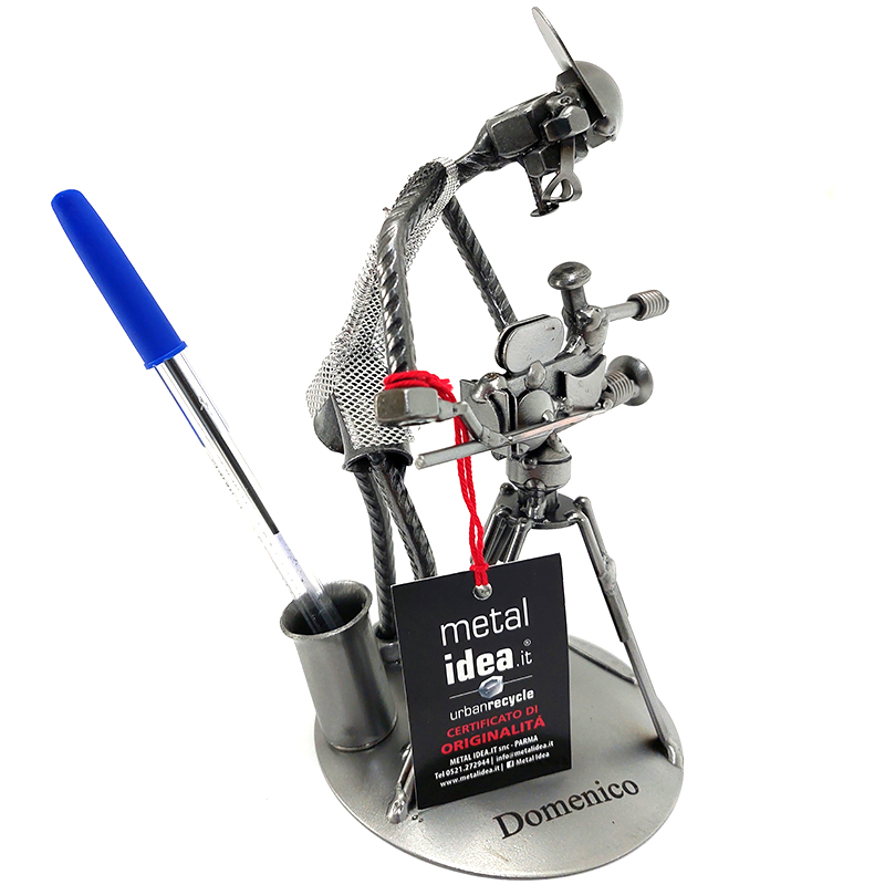 kameraman con personallizzazione metal idea.it