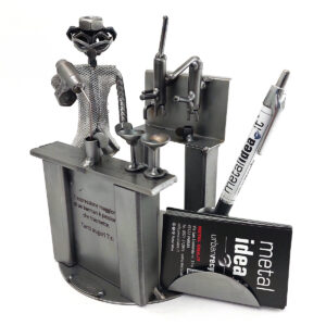 Barman con accessori metal idea.it