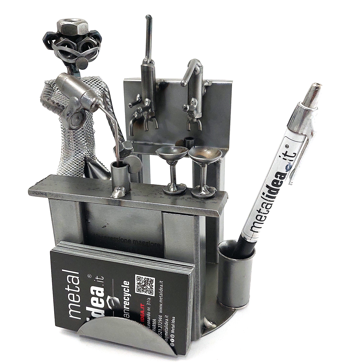 SCULTURA BARMAN BARISTA - immagine 8