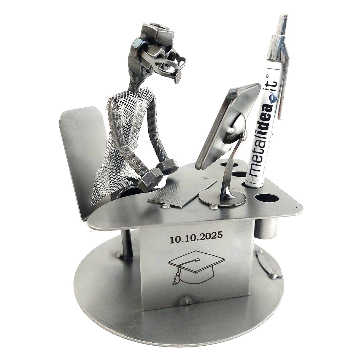 impiegato con personalizzazione metal idea.it