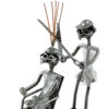 SCULTURA BARBIERE metal idea.it