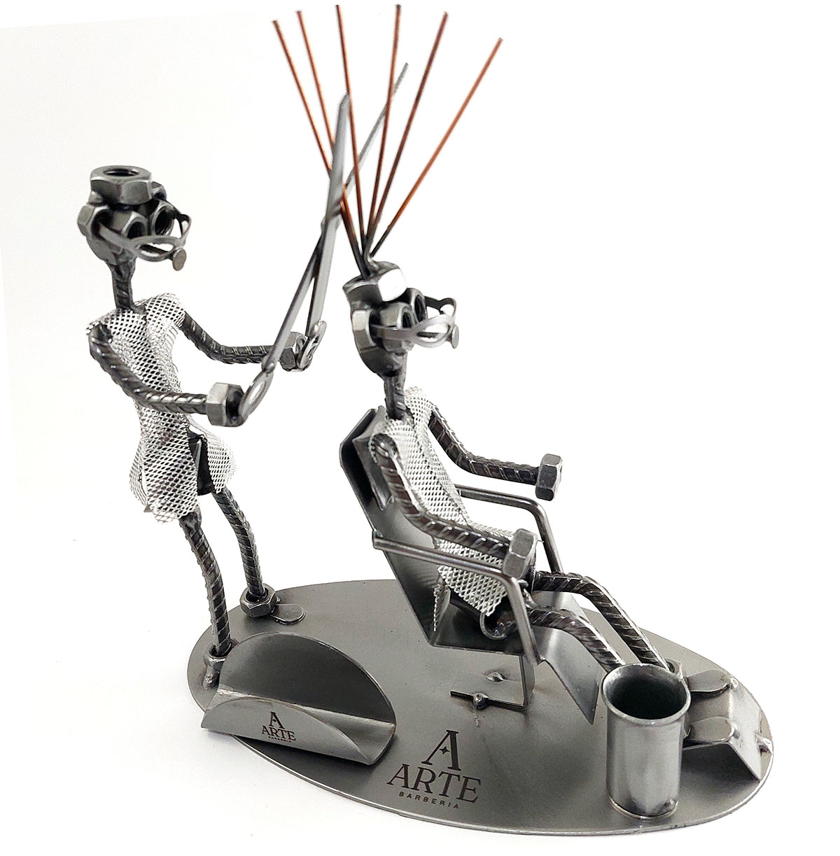 parrucchiere barbiere con accessori metal idea.it