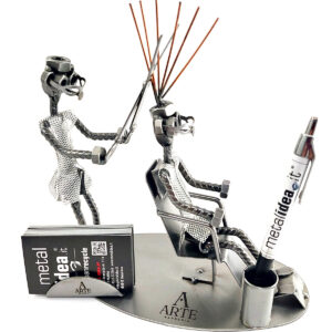 parrucchiere, barbiere con accessori metal idea.it