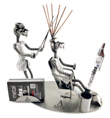 parrucchiere, barbiere con accessori metal idea.it