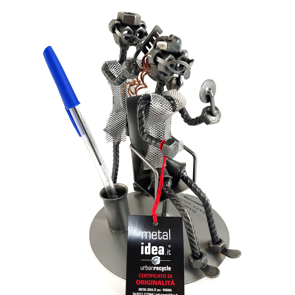 parrucchiere con personalizzazioni metal idea.it