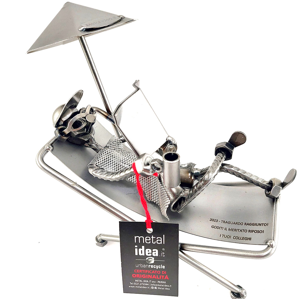 pensionato con personalizzazione metal idea.it