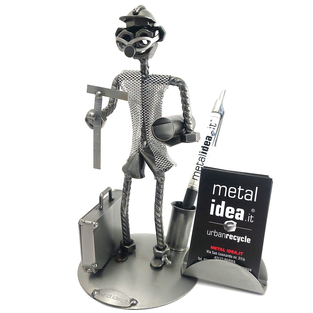 Ingegnere con personalizzazione metal idea.it