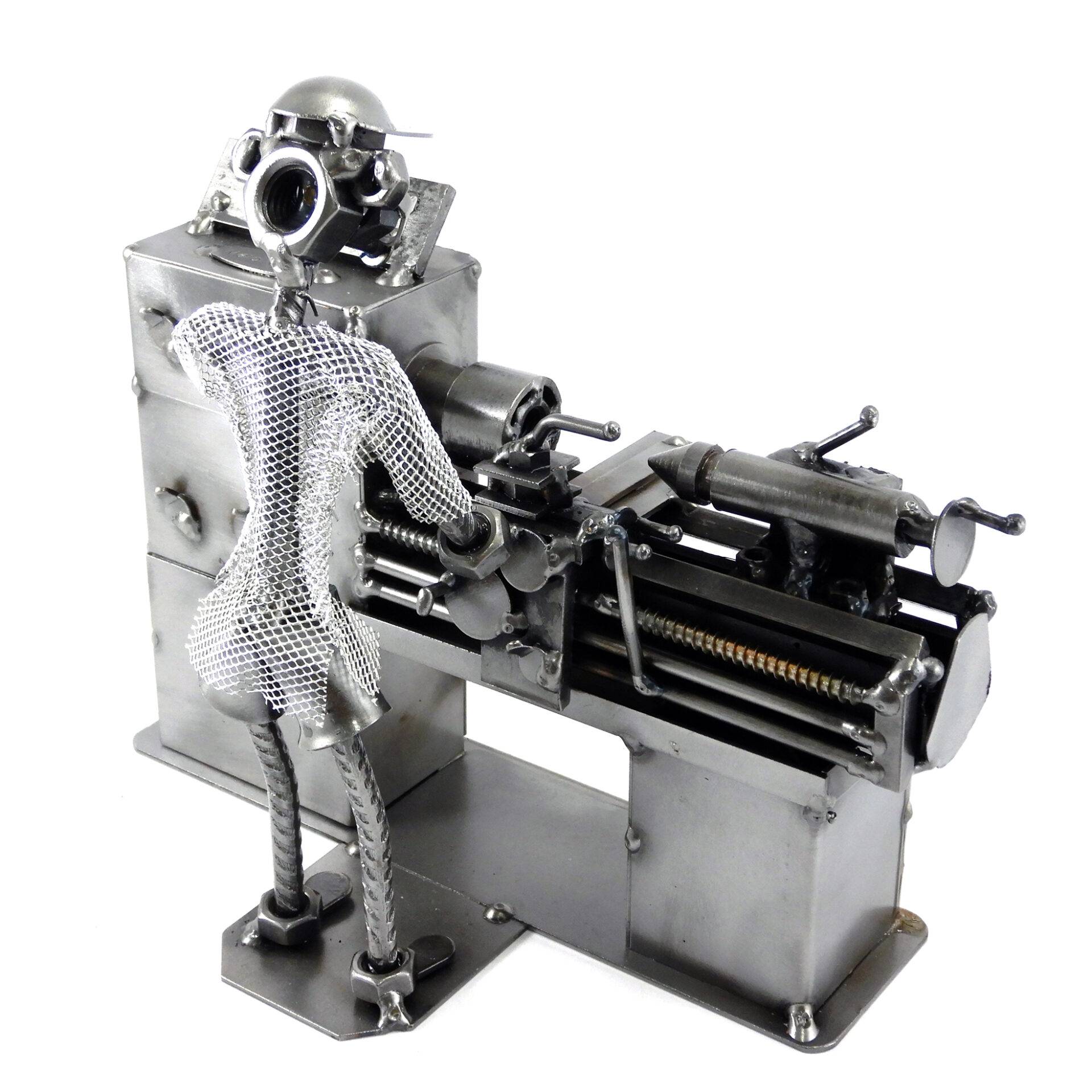 SCULTURA TORNITORE METALMECCANICO - immagine 2