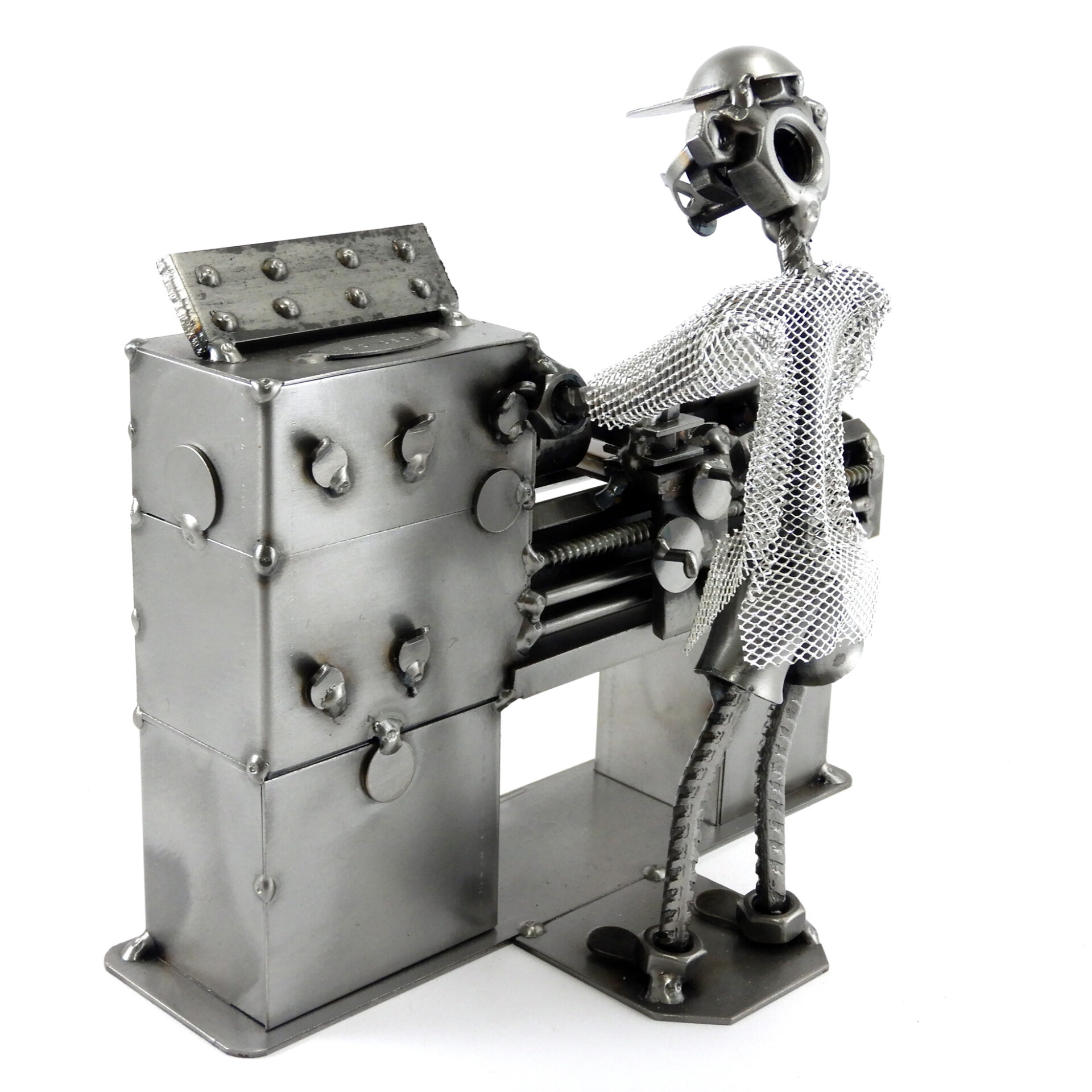 SCULTURA TORNITORE METALMECCANICO - immagine 3