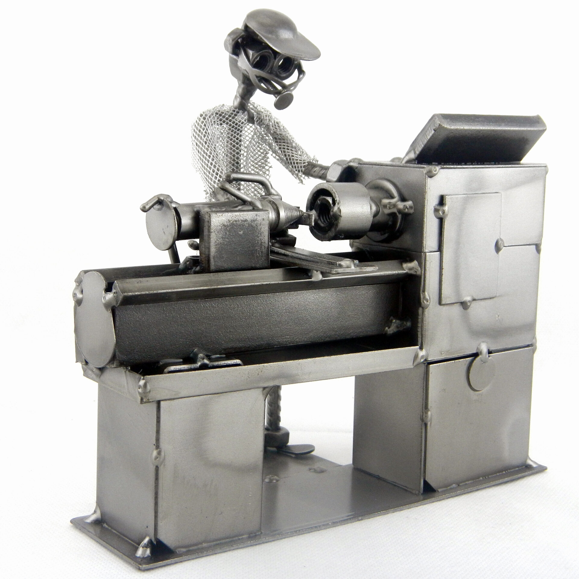 SCULTURA TORNITORE METALMECCANICO - immagine 4