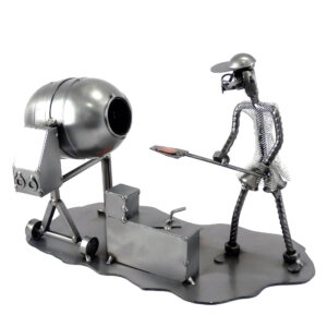 SCULTURA MURATORE con BETONIERA - immagine 4