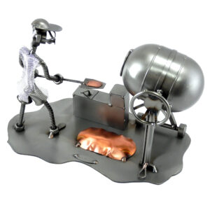 SCULTURA MURATORE con BETONIERA - immagine 5