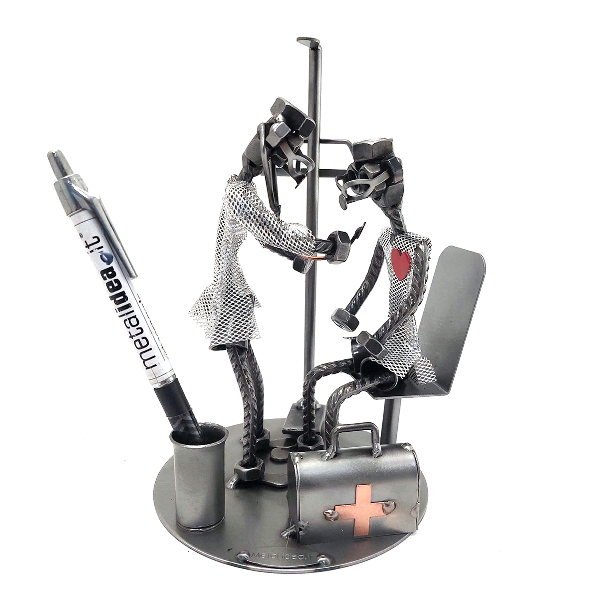 medico dottore cardiologo metal idea.it con porta penna