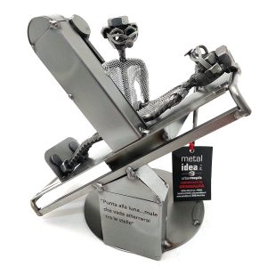 RADIOLOGO CON INCISIONE METAL IDEA.IT