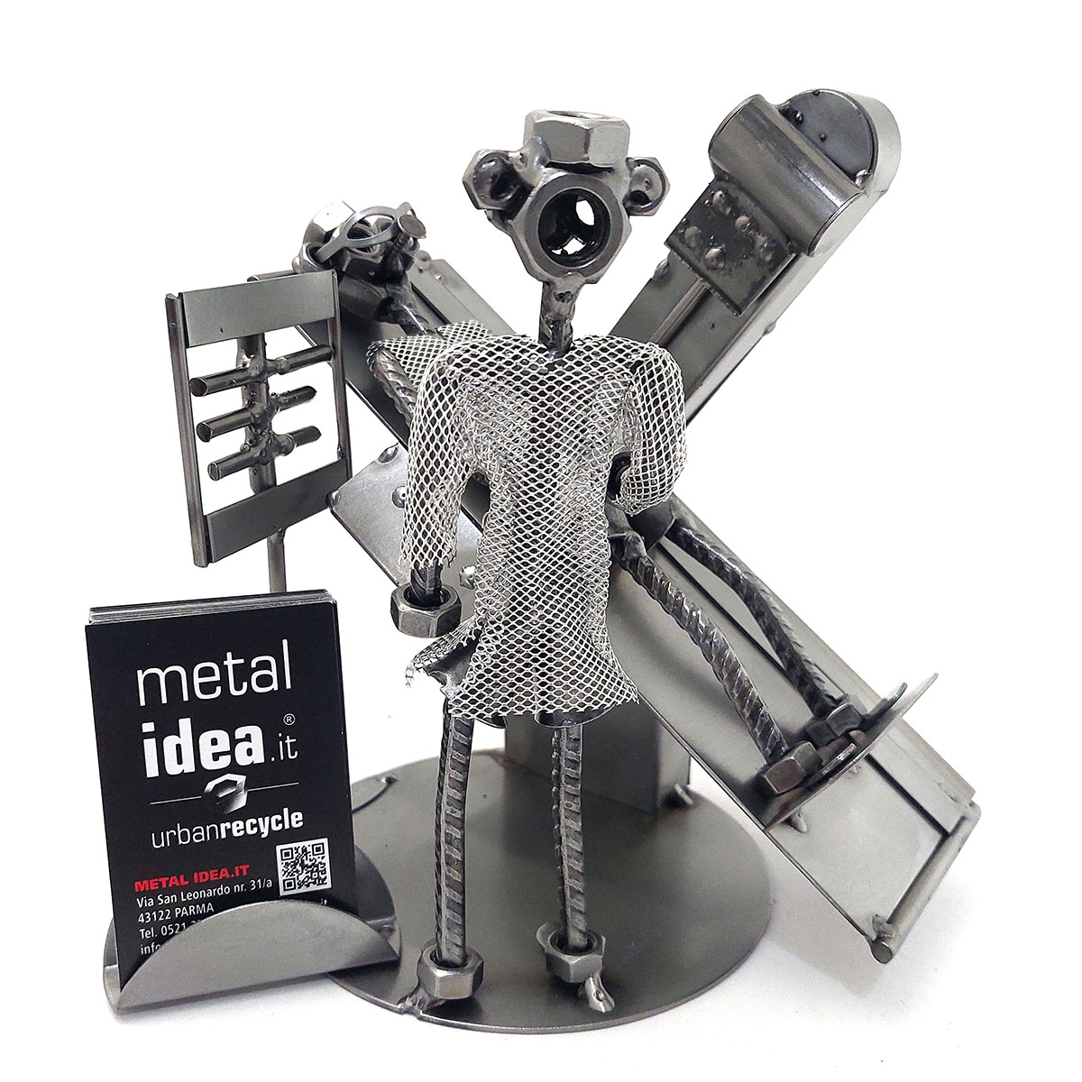 RADIOLOGO CON PERSONALIZZAZIONE ACCESSORIO METAL IDEA.IT