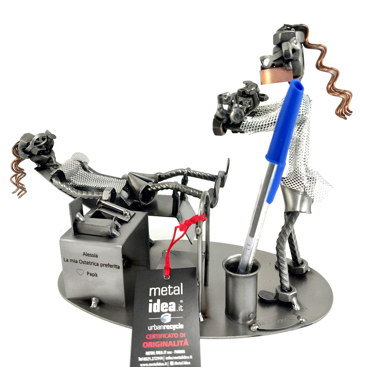 OSTETRICA CON PERSONALIZZAZIONI METAL IDEA.IT