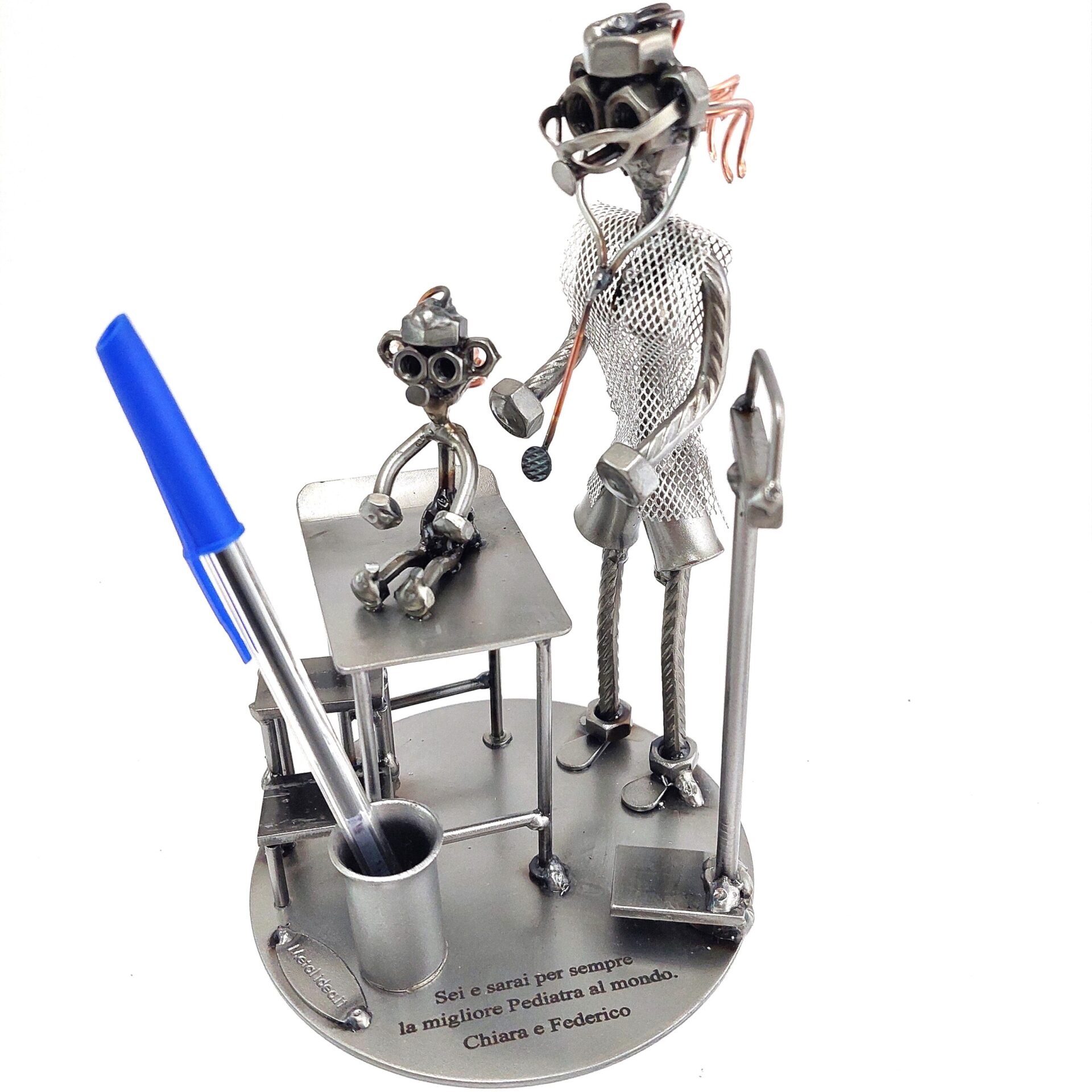 pediatra con porta penna metal idea.it