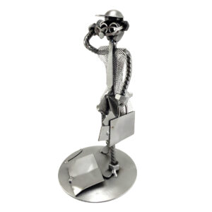 SCULTURA AGENTE DI COMMERCIO - immagine 4