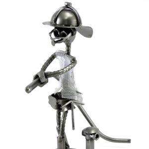 POMPIERE VIGILE DEL FUOCO METAL IDEA.IT