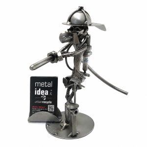 SCULTURA POMPIERE VIGILE DEL FUOCO CON RESPIRATORE - immagine 9