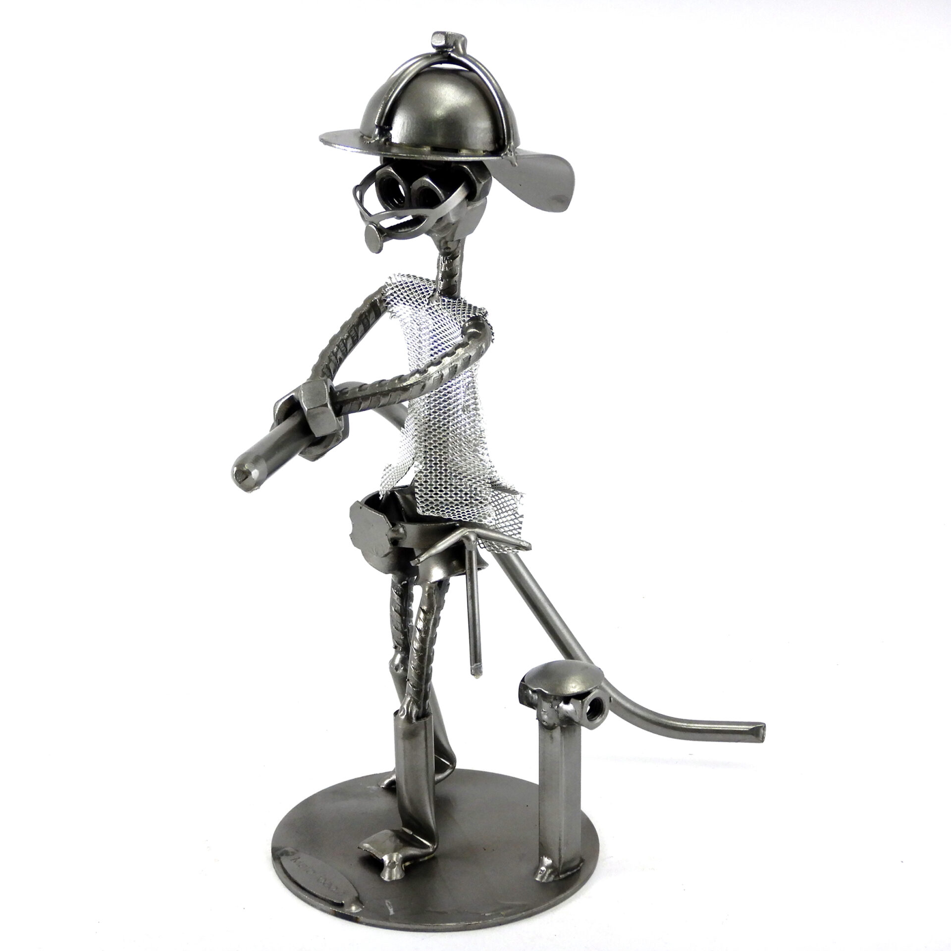 SCULTURA POMPIERE VIGILE DEL FUOCO - immagine 5
