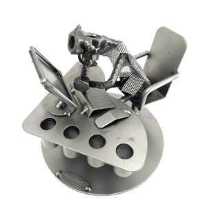 SCULTURA IMPIEGATO ADDORMENTATO - immagine 5