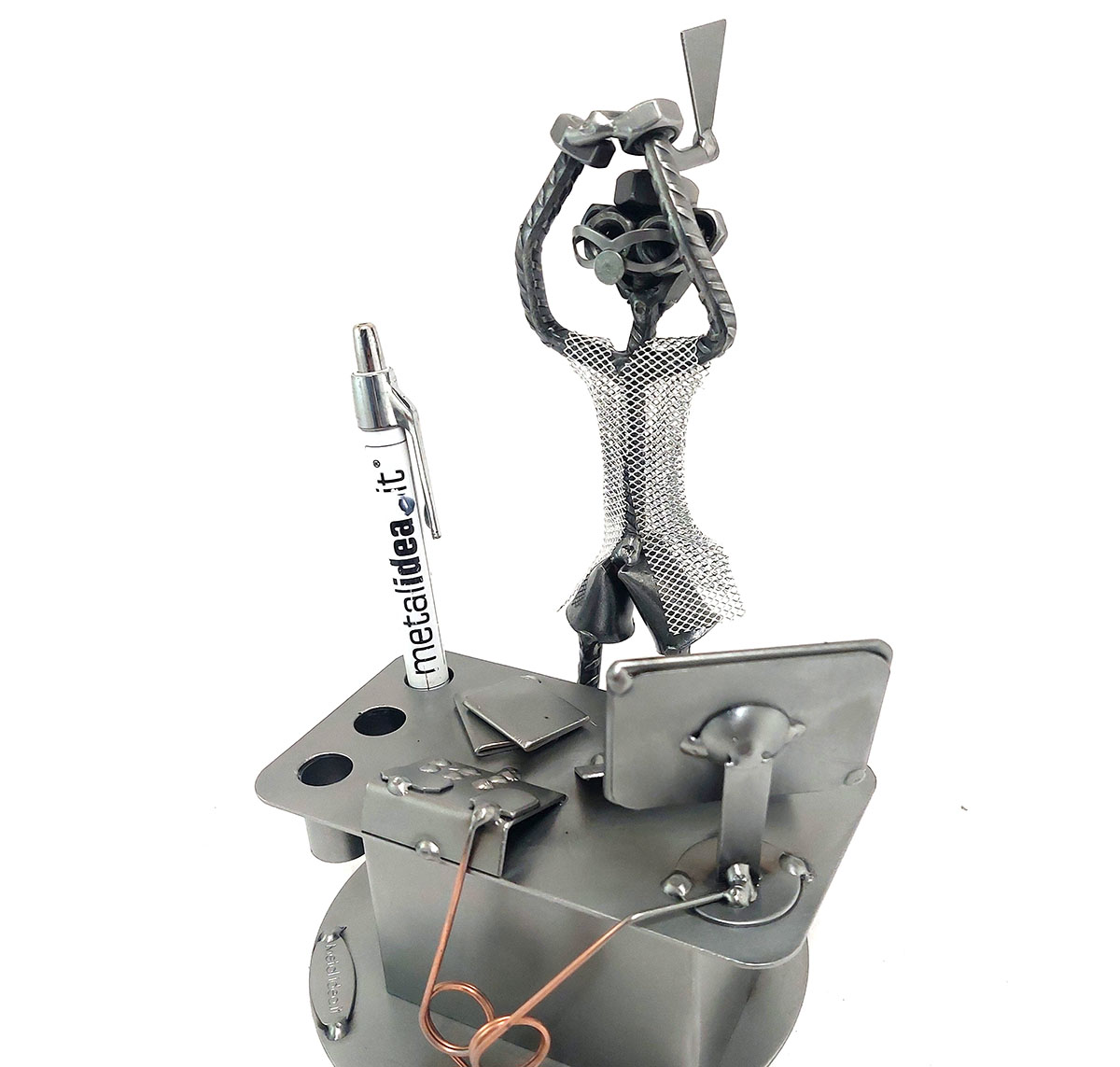 SCULTURA IMPIEGATO STRESSATO - immagine 2